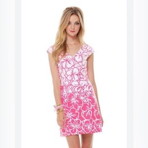 Lilly Pulitzer Strike a Posie Cap Sleeve shift dress size XL